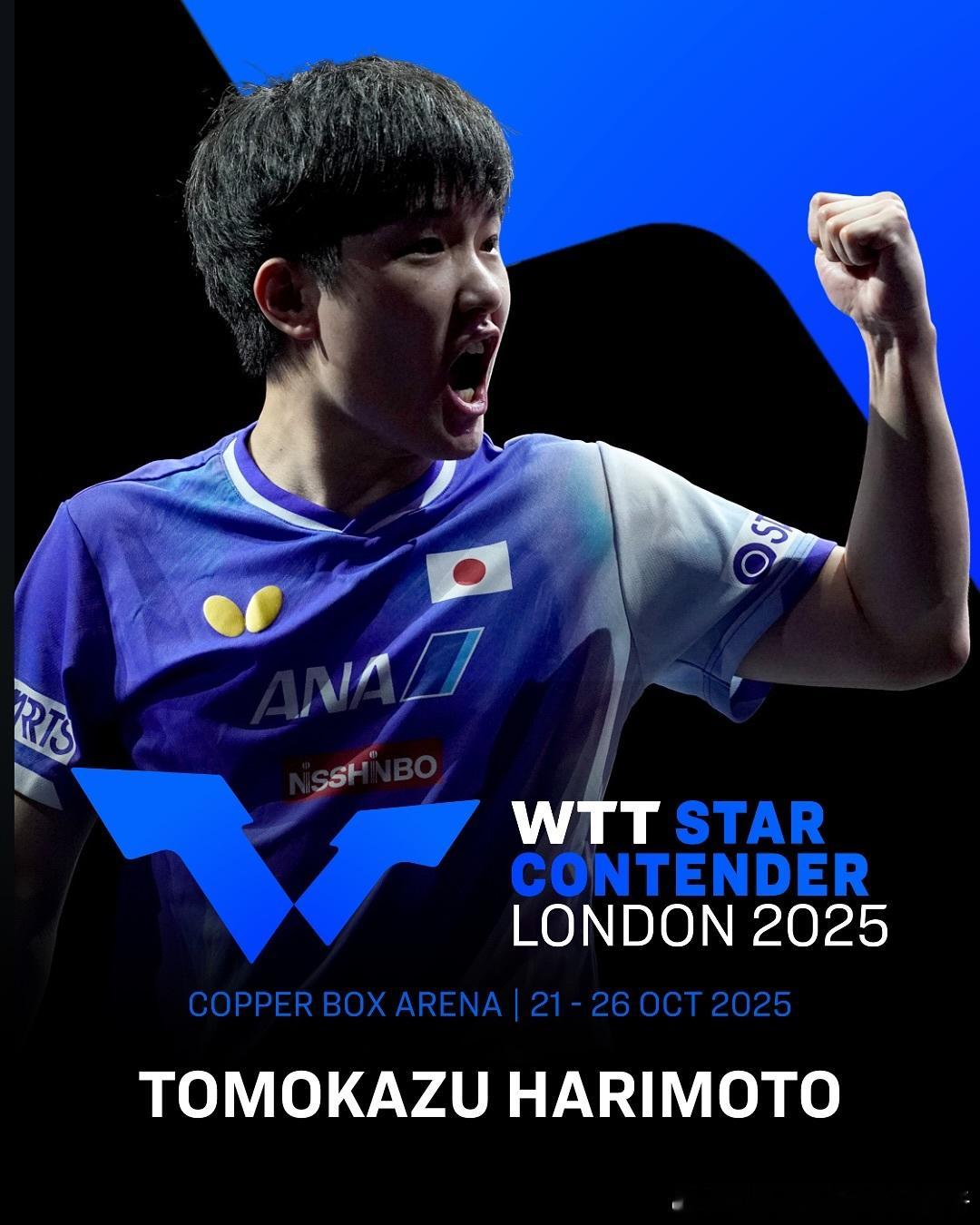 英格兰乒协：2025WTT球星挑战赛伦敦站的参赛名单已经确认！🤩🏓🏴󠁧?