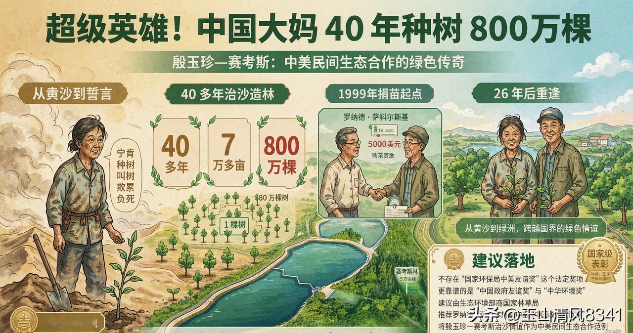 我强烈建议由国家生态环境部，国家林业局，共同推荐美国友人罗纳德·萨科尔斯基申报“