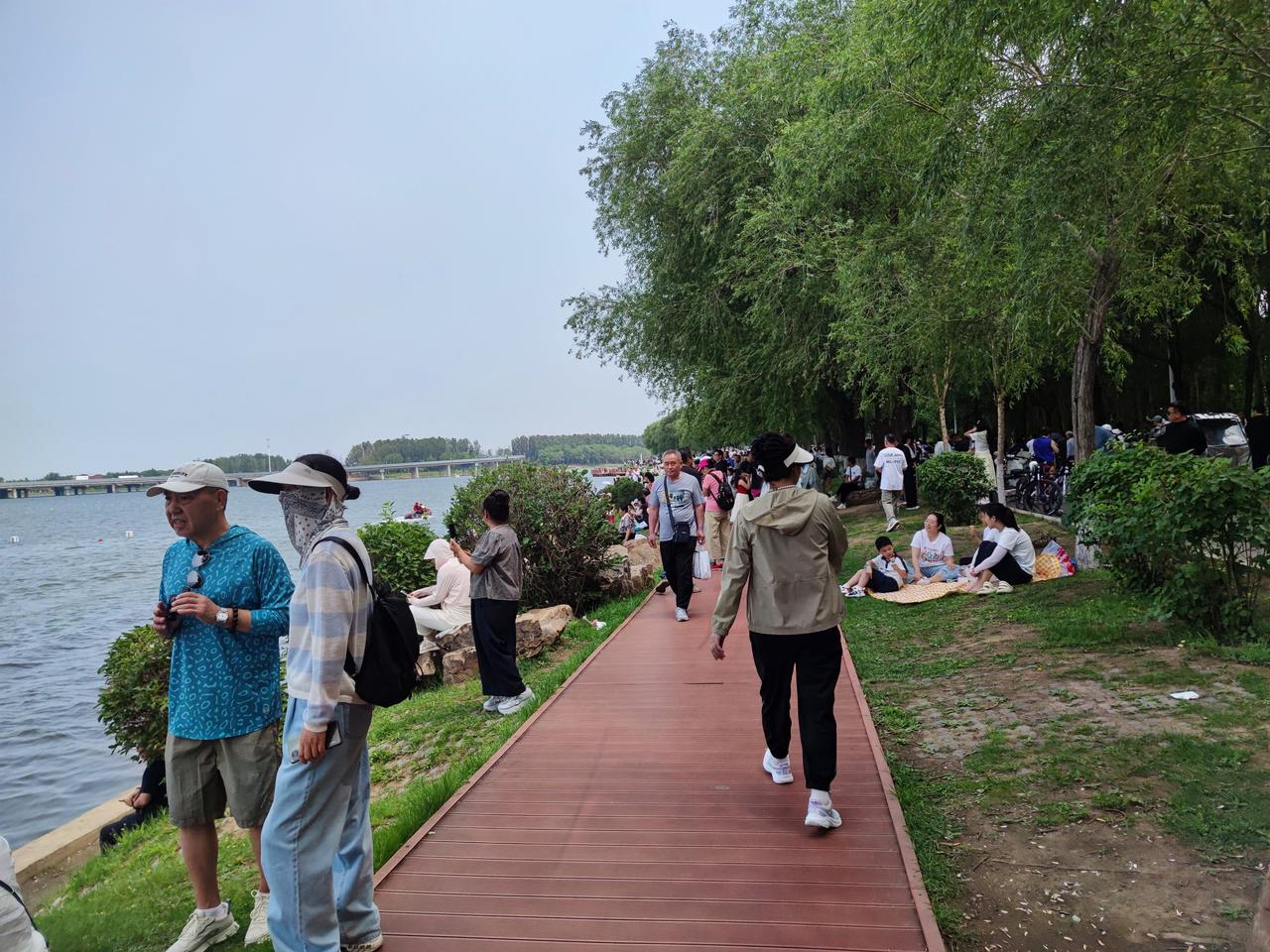 丁香湖夏日风光
   沈河丁香湖是市内最大人工湖，湖面宽阔，湖水清澈，是夏日人们