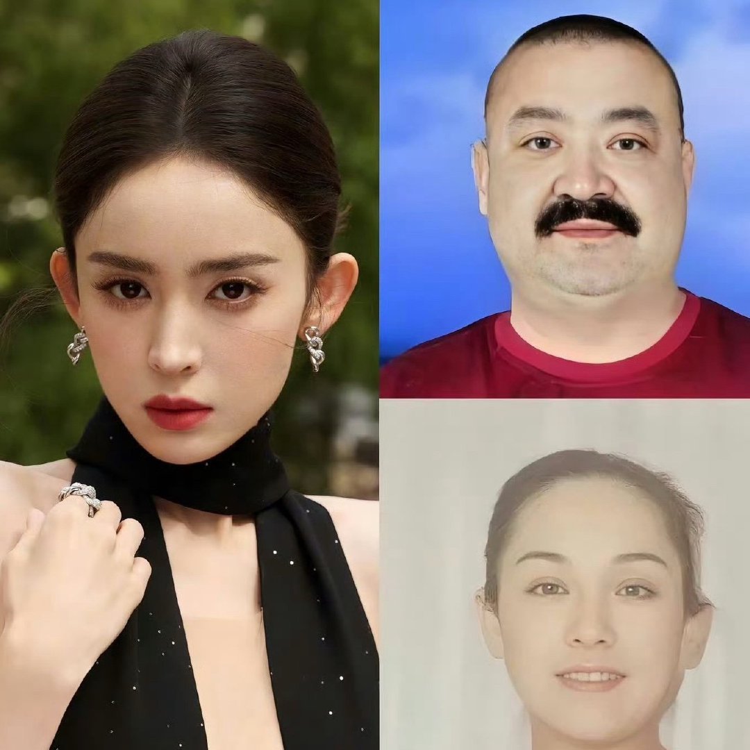 娜扎父母竟然长这样，她这是集齐了爸妈的所有优点吗 