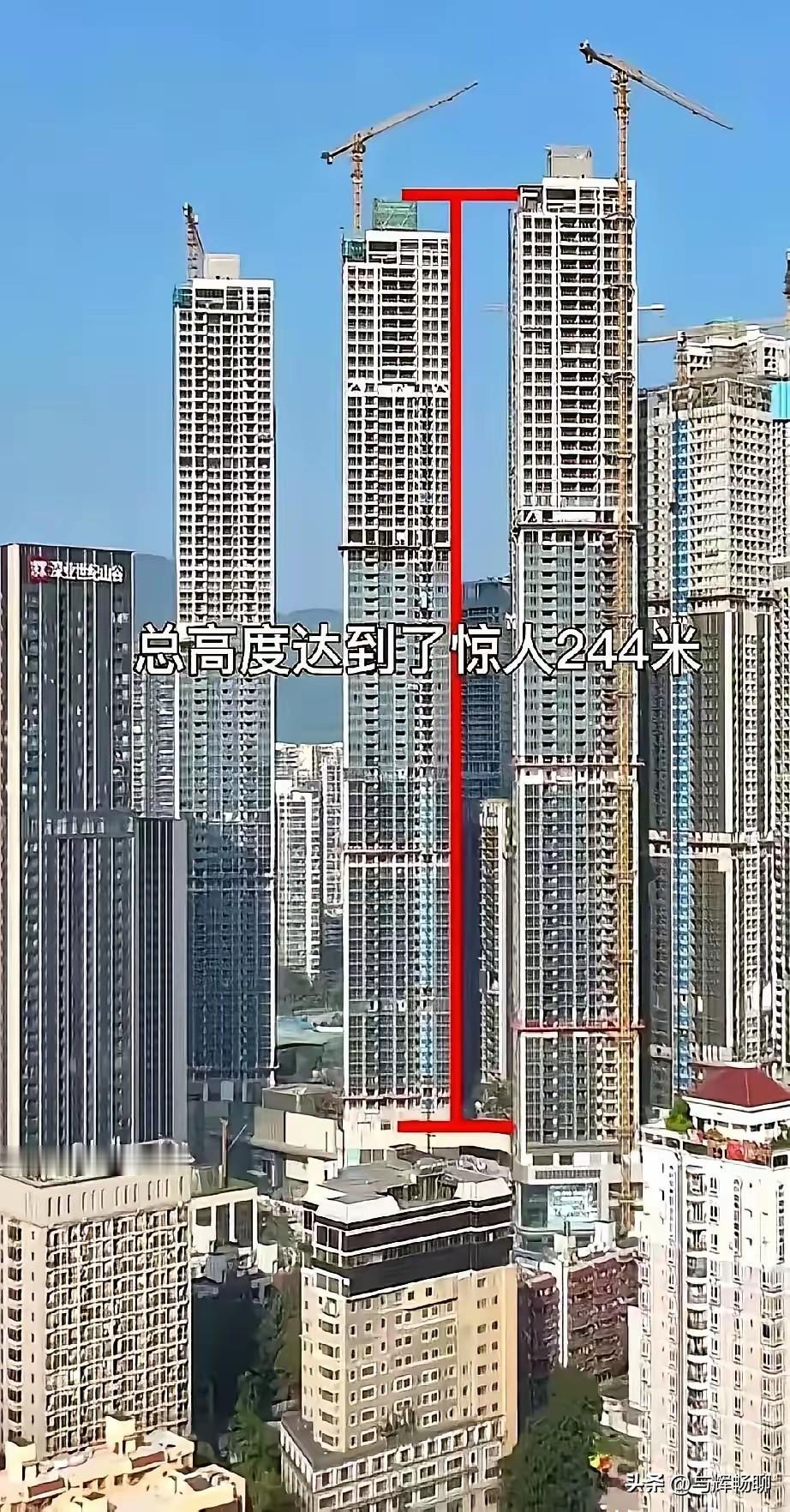 看到深圳绿景白石洲244米的亚洲最高住宅楼，我瞬间陷入了沉思。不是说羡慕它有多高