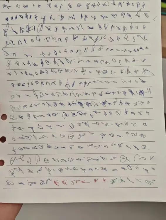 儿子的字写成这样，将来适合干什么工作？