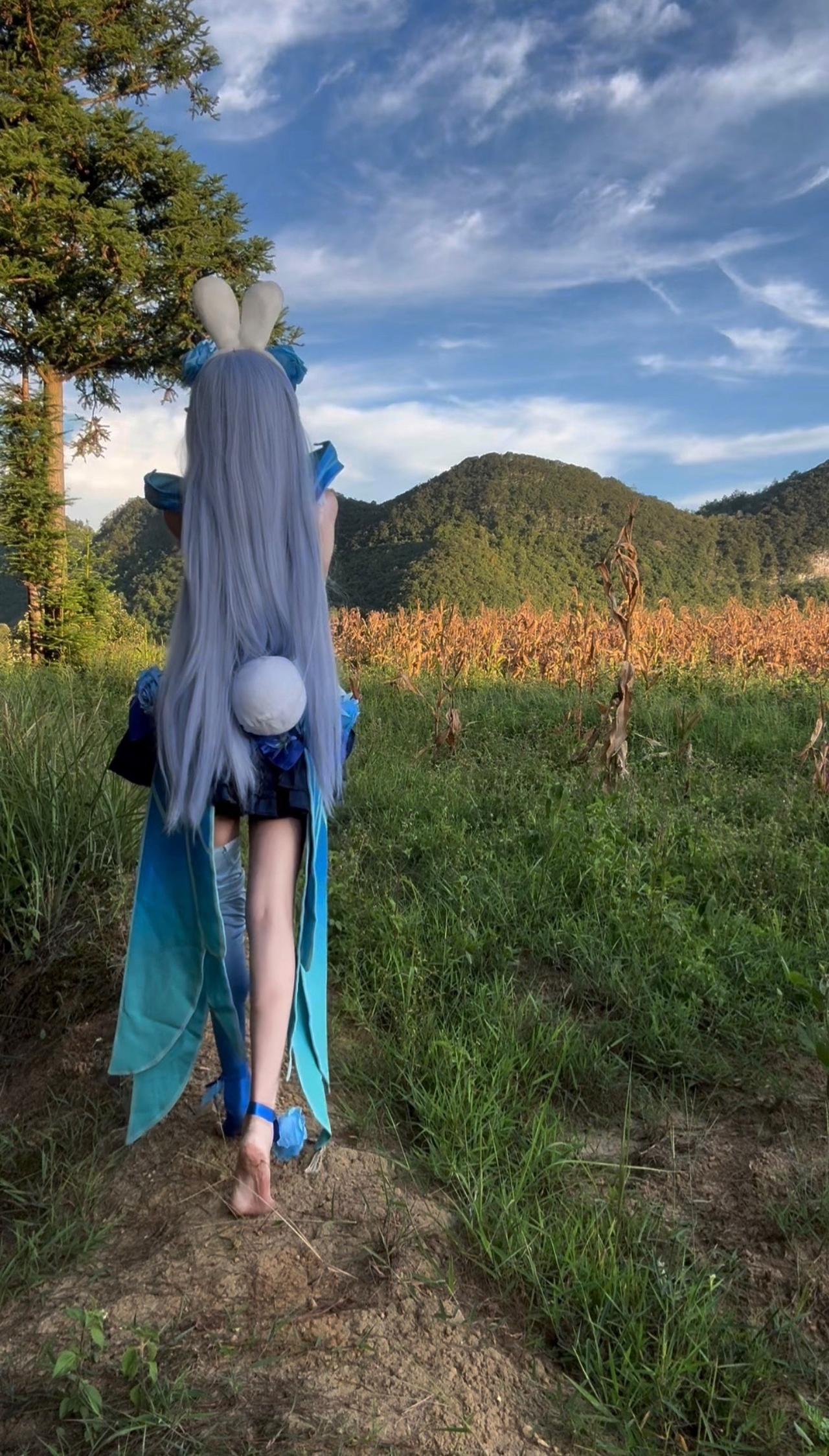 二次元 自然风景 自然美景 公孙离花间舞cos 王者荣耀公孙离