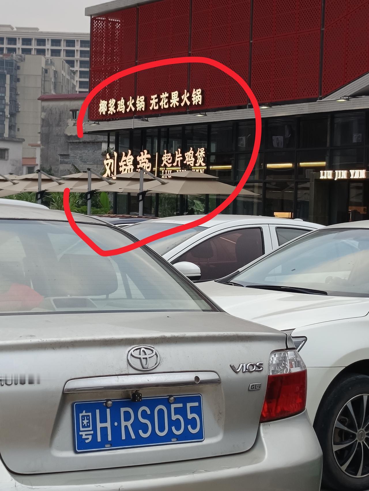 刚刚查了一下刘锦燕鸡煲店
不查不知道，一查真佩服，位置竟然在星湖大道边，周围都是