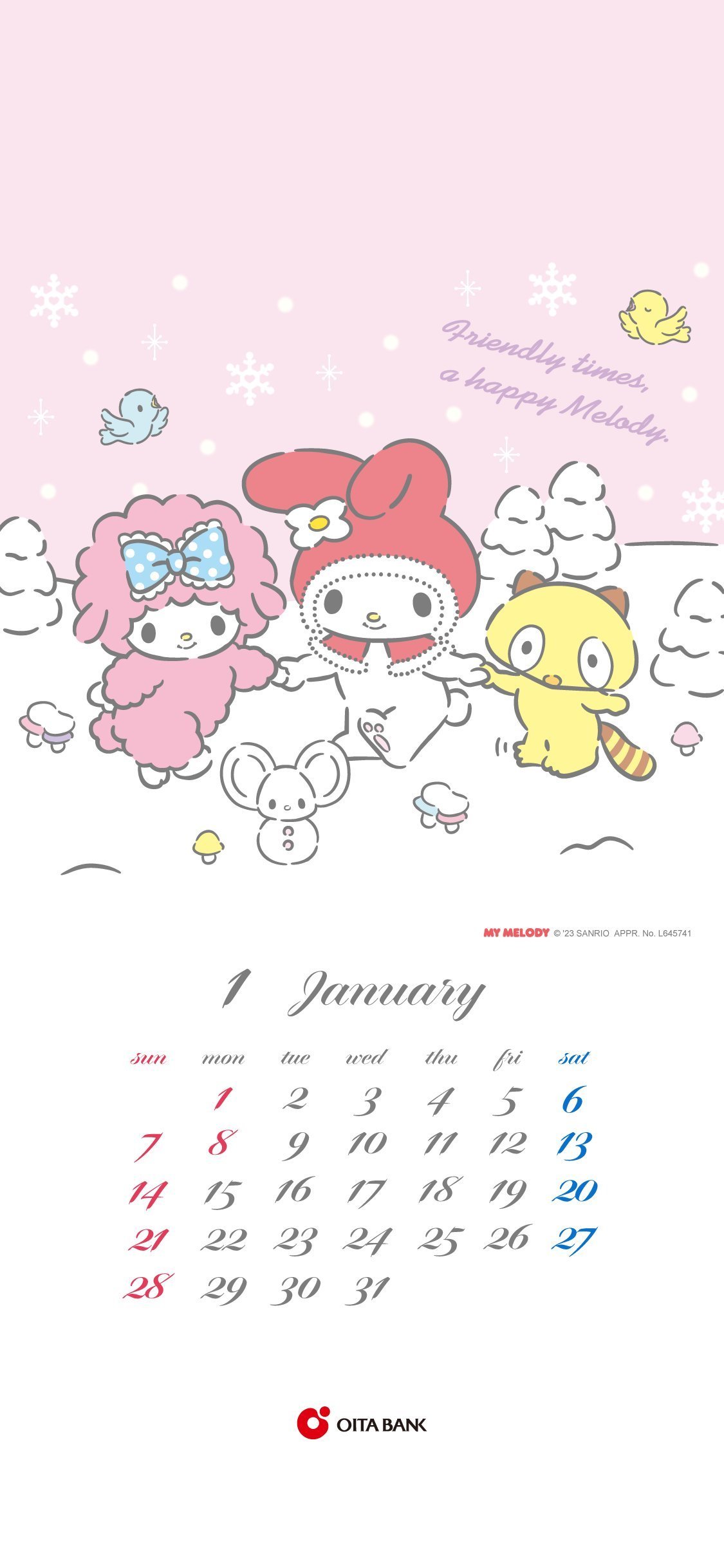 𝟮𝟬𝟮𝟰全年日历壁纸📆 