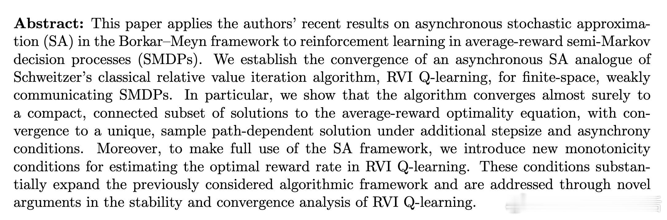[LG]《Average-reward reinforcement learni