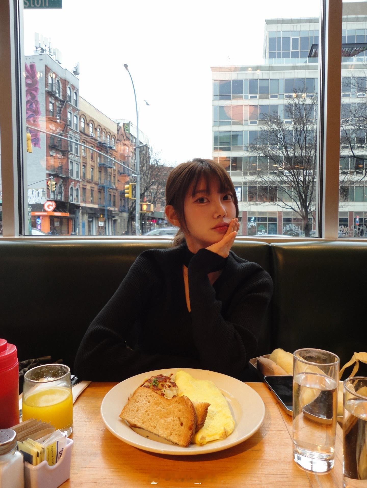 在纽约过圣诞节的娜言 