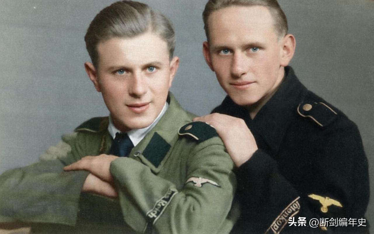 一名“帝国”师士兵和一名“骷髅”师士兵的合影。

历史 历史老照片 二战