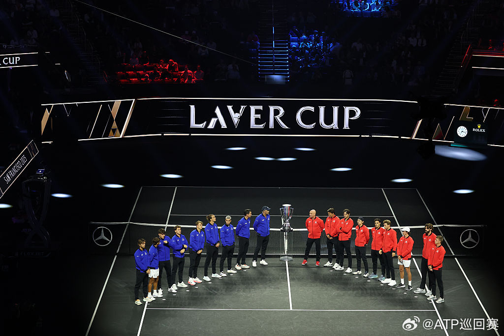 ATP拉沃尔杯今晚将在旧金山进入第二日的较量，赛程如下（均为北京时间）📅欧洲队
