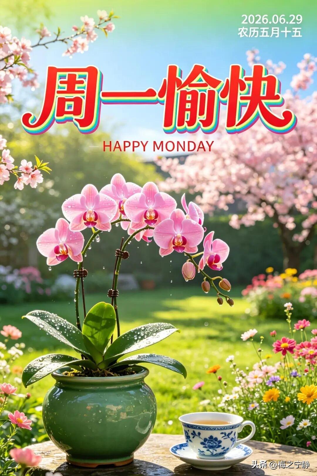 🌼²⁰²⁶/₀₆.₂₉ ᵕ̈*ᵕ̈周一｜早安☀️🍃🍎🐎
🍃𝐆𝐨𝐨