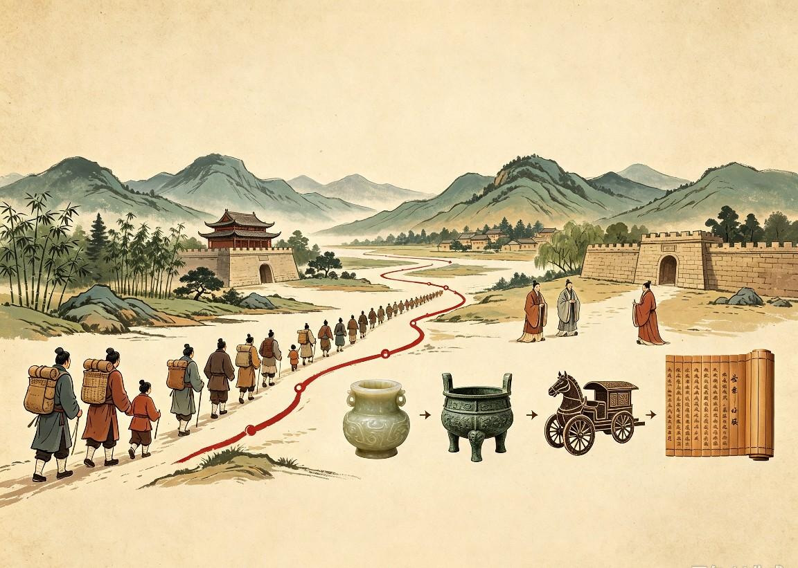 前阵子去衢州龙游，在姑蔑博物馆听见个大爷跟孙子唠：“这地方最早的国，是徐偃王逃到