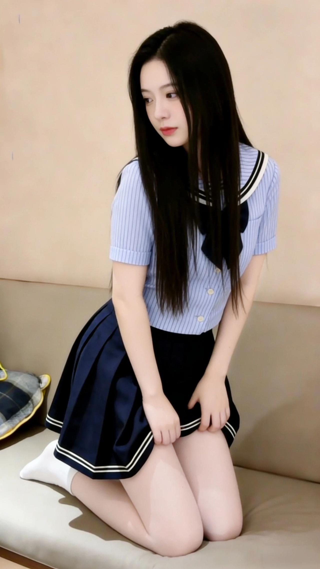 甜美小姐姐穿搭随手拍，无不良引导！