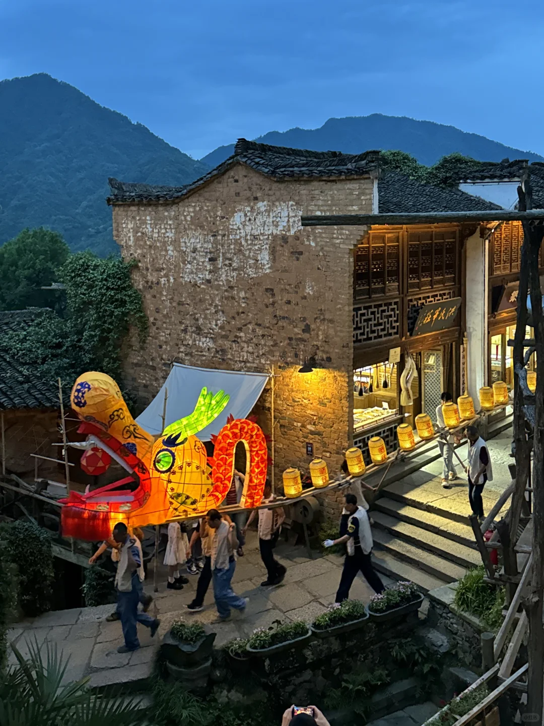 这才是live图的意义‼️初夏的篁岭鲨疯了