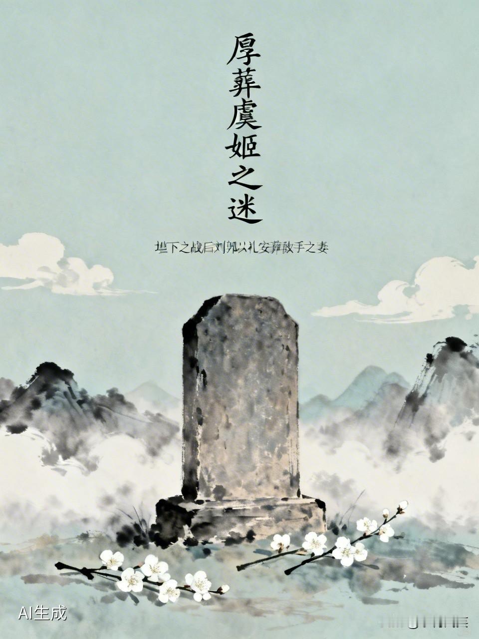 刘邦为何“厚葬”虞姬?

垓下之战，项羽四面楚歌，虞姬为免拖累而拔剑自刎。事后，