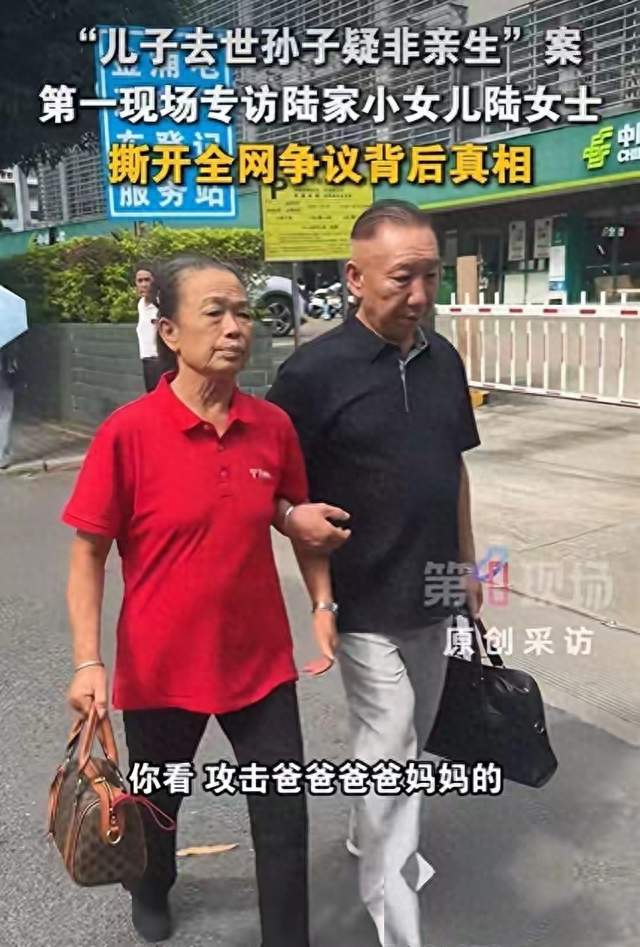“儿子去世孙子疑非亲生“案陆女士首度直面网暴：悬赏20万求真相
