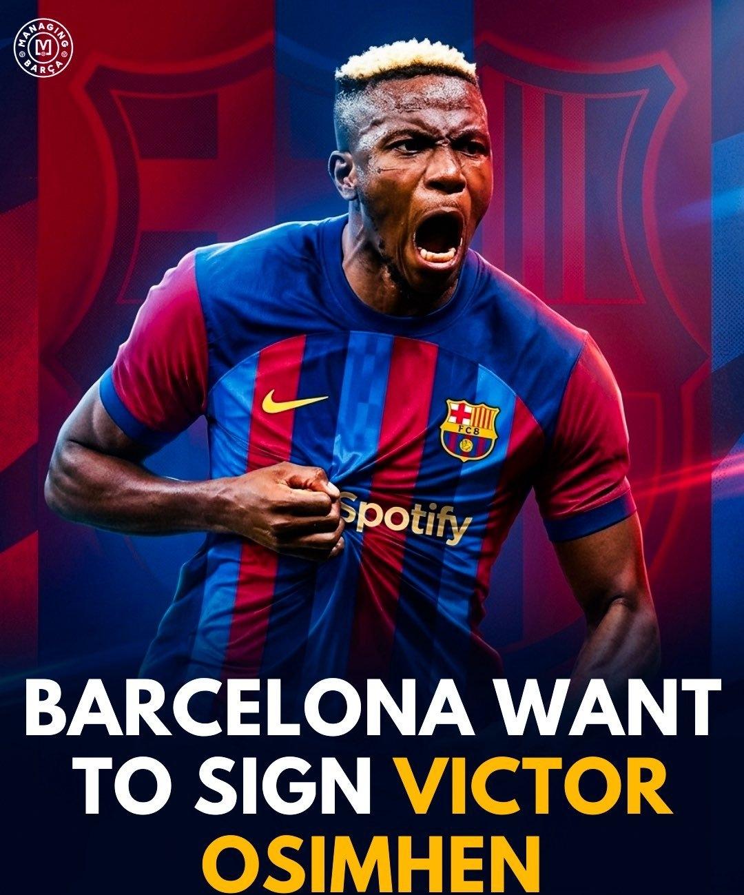 欧洲转会新闻播报！
★A和B都难搞！
巴萨锋线引援两手准备，阿尔瓦雷斯仍是A计划