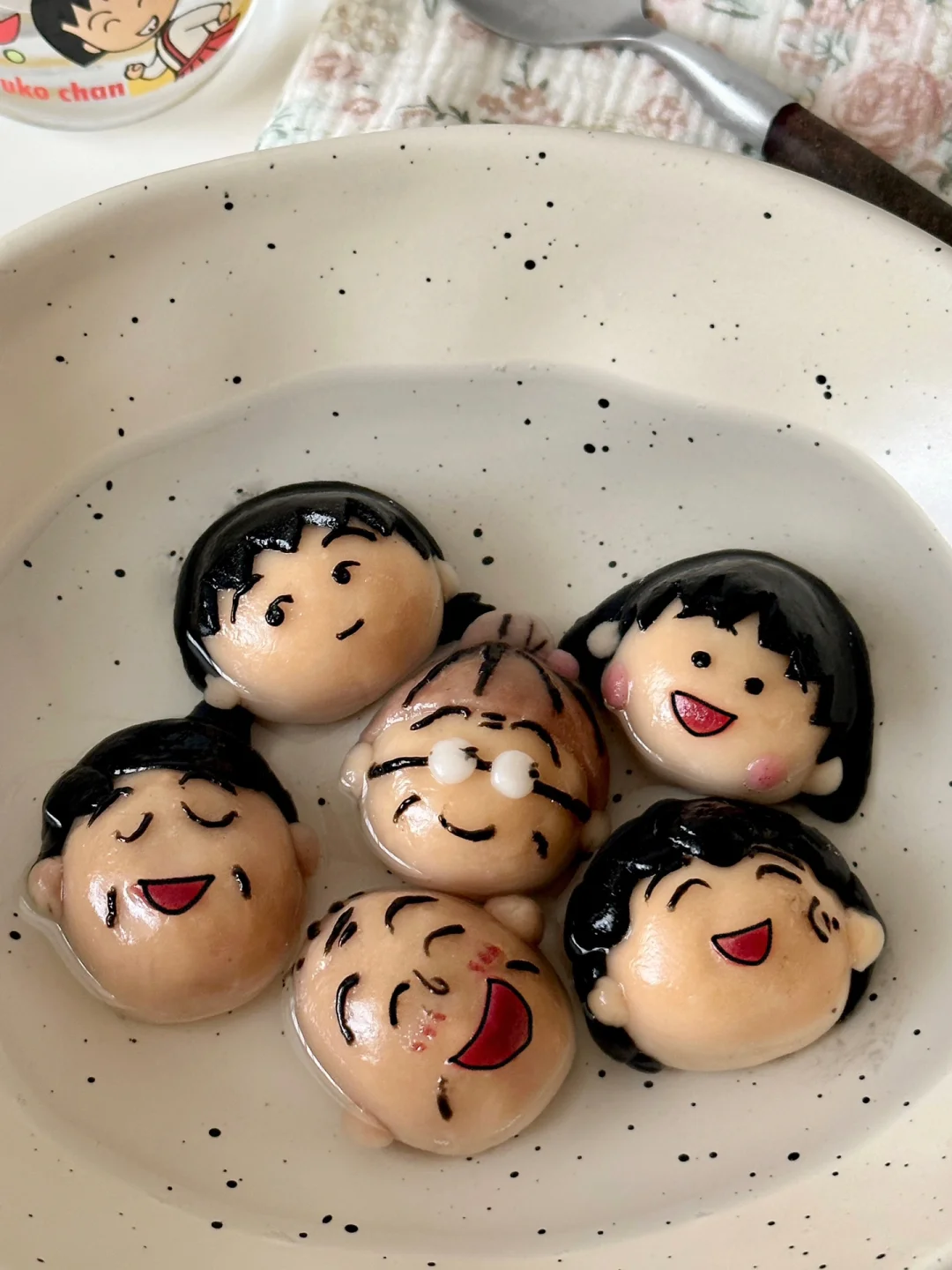 自制樱桃小丸子汤圆🍒