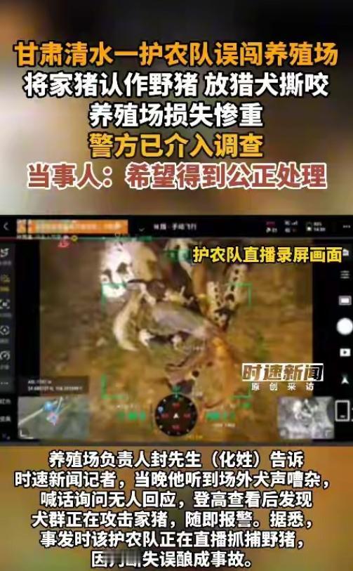 甘肃天水清水县的这起夜间冲突，本意是“护农巡防”，却因为一次关键误判，演变成一场