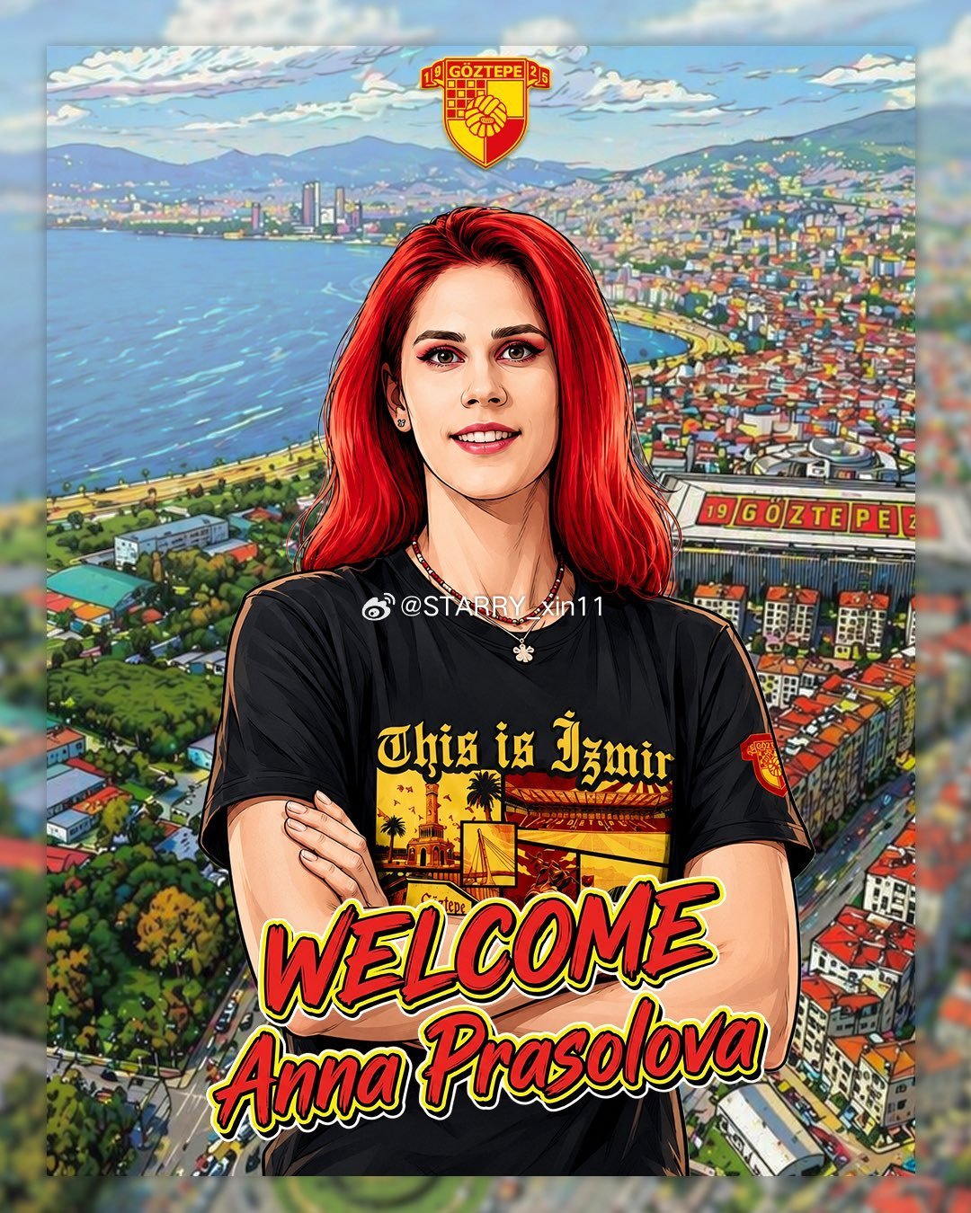 【庄宇珊新队友】🇹🇷格兹泰佩官宣签下🇷🇺普拉索洛娃普拉索洛娃司职副攻，此
