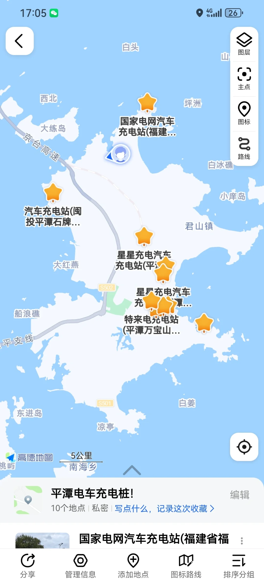 平潭岛车要去哪里充电啊！