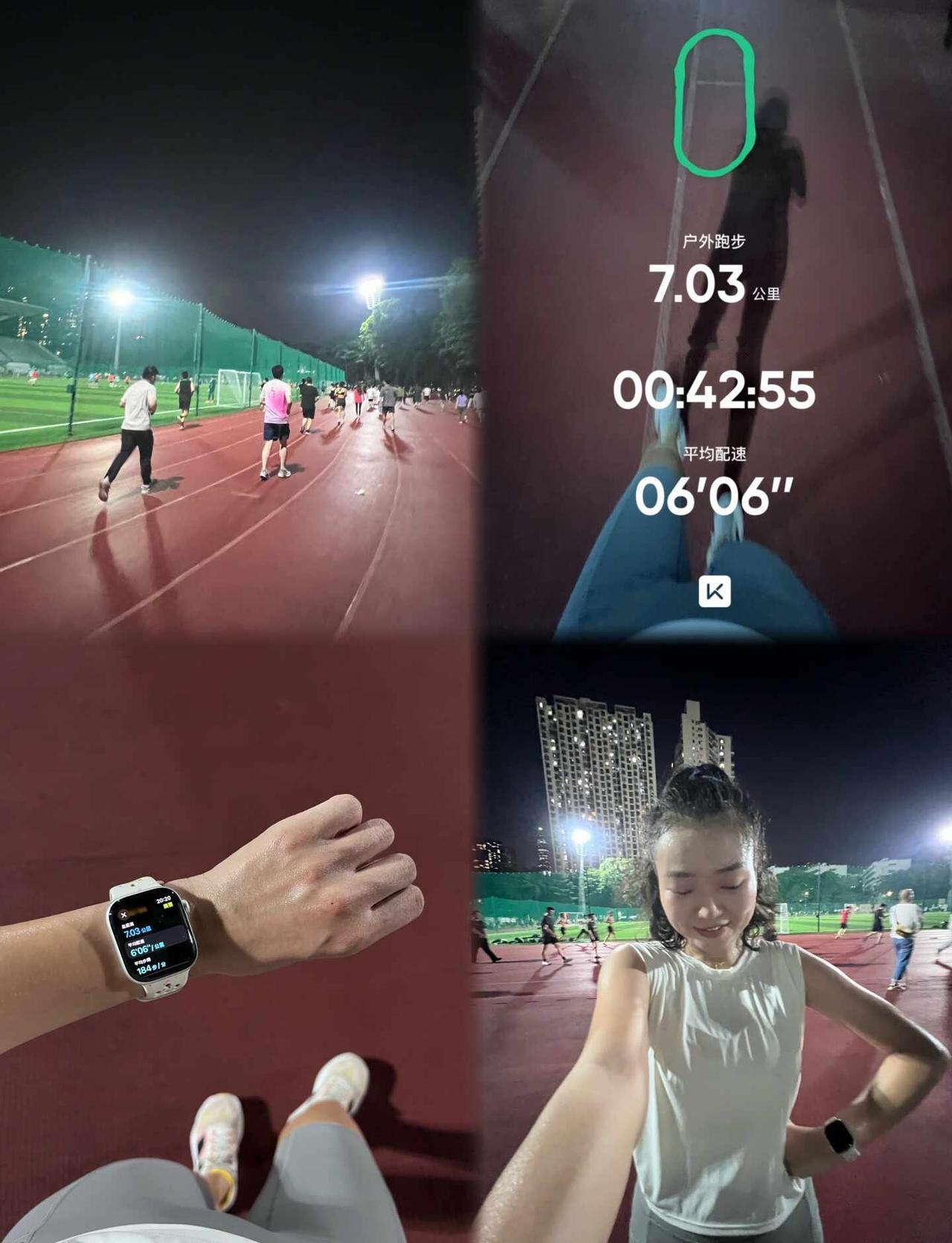 福体7km🏃‍♀️| 暑气拉满 跑完就是胜利
周内常规7公里✅
高温跑步真的很