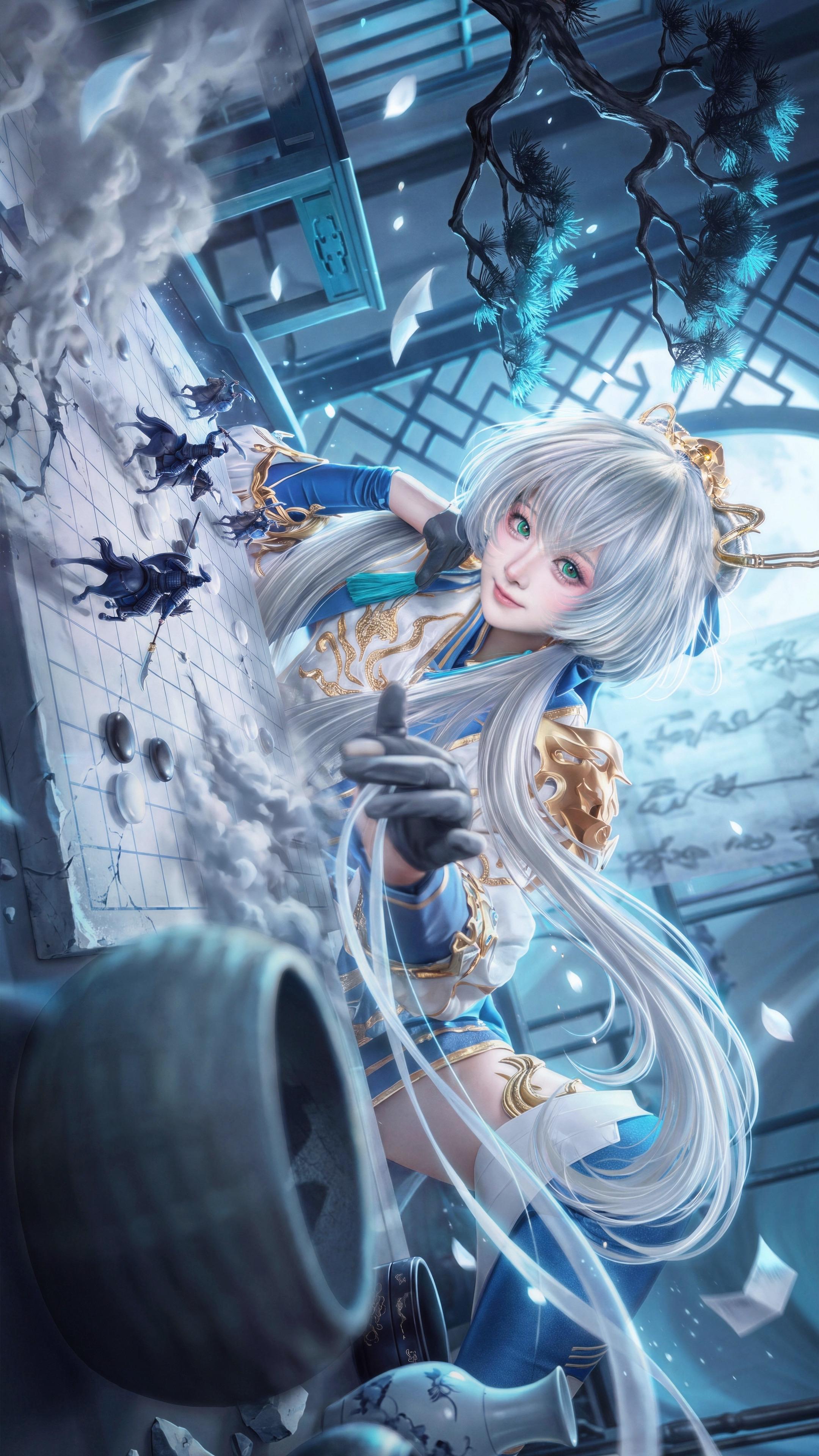 纵天下几变春秋｜洛天依。📷：  赛博头发：阿咩儿子 魔法师