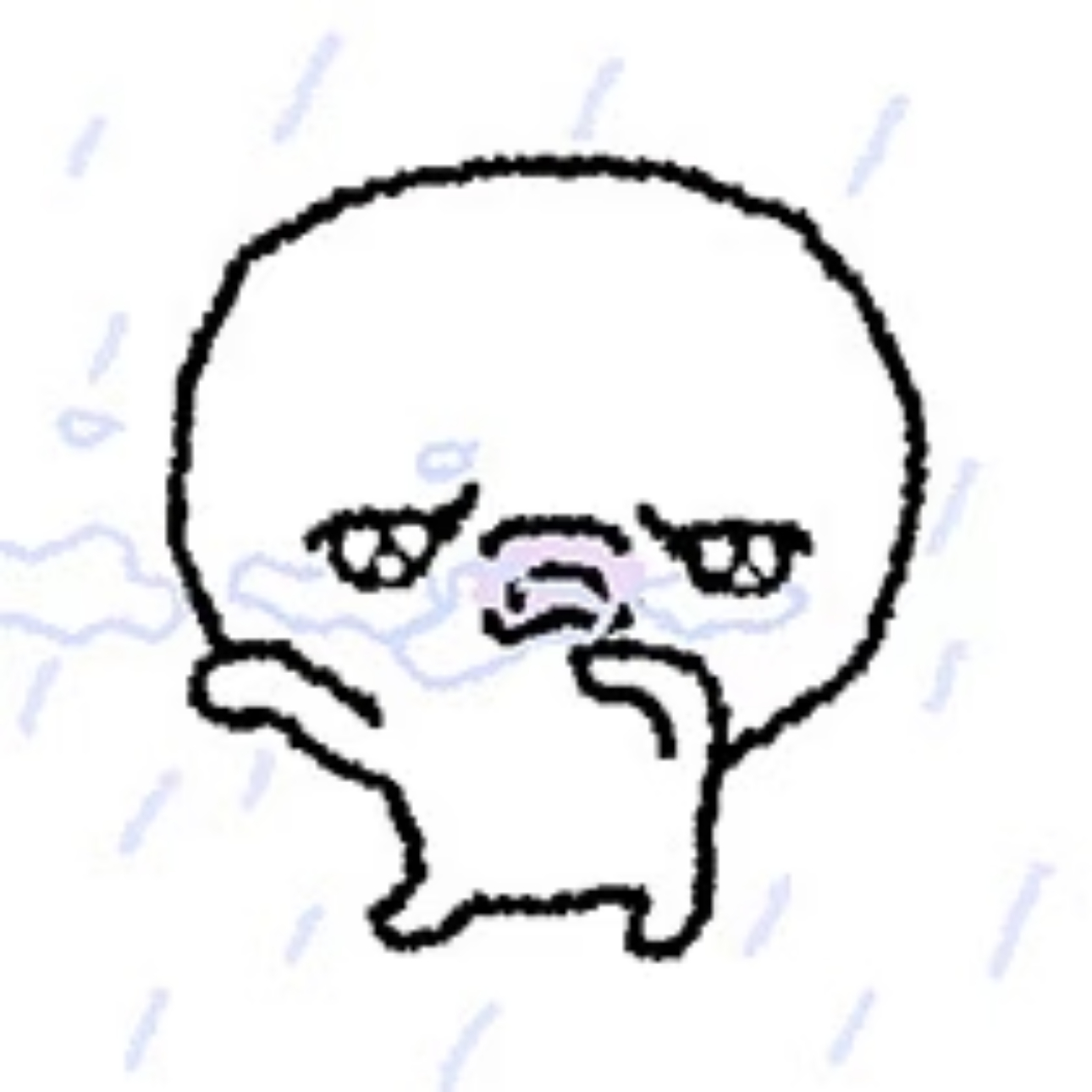 软紫色厚嘴唇｜表情包分享｜可爱｜丑萌｜wechat表情包 