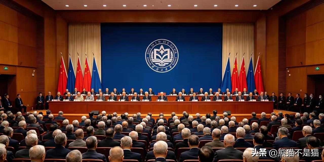昨晚看到的一幕，眼泪差点没绷住。
8月9日，哈尔滨工程大学。200多位院士专家，