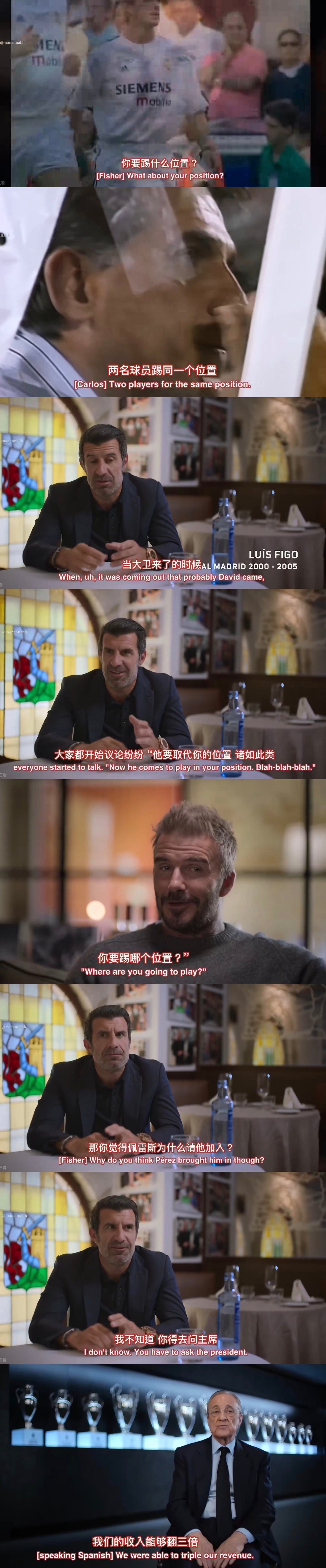 #贝嫂谈贝克汉姆出轨#贝克汉姆最新纪录片，在曼彻斯特见到了预告广告牌，所以第一时