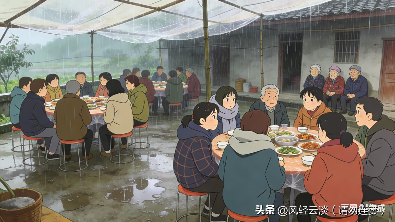 乡下满月酒小记，有点哭笑不得的一餐

今天婆家的一个远房亲戚的儿子养了小孩办满月