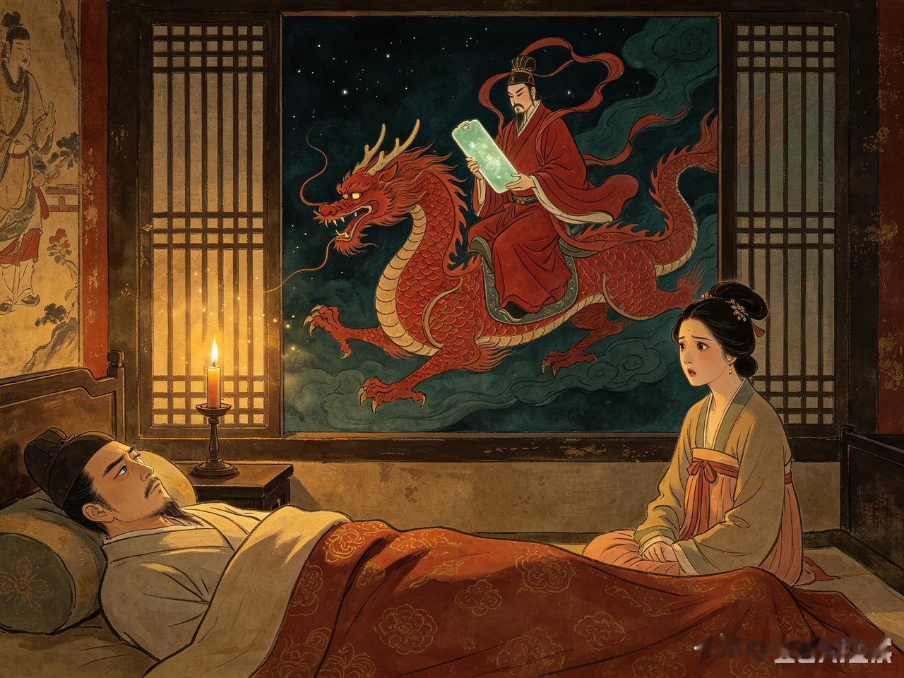唐元和十一年冬，李贺病倒在长安的寓所里。他本就瘦弱，这些年又呕心沥血地写诗，身子