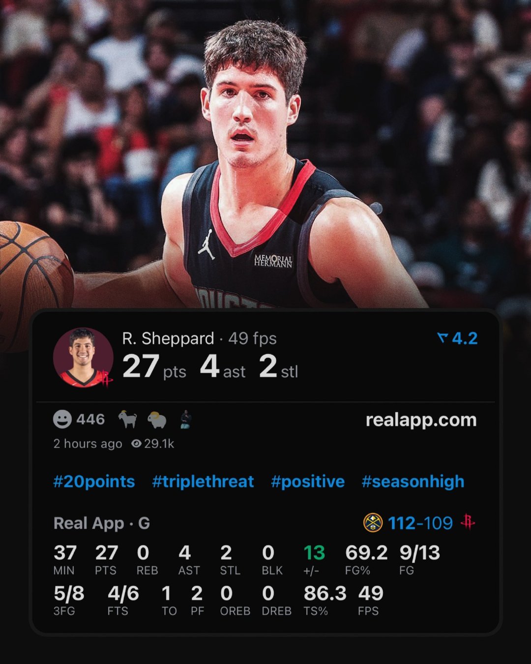 向谢泼德致敬 小谢的生涯之夜