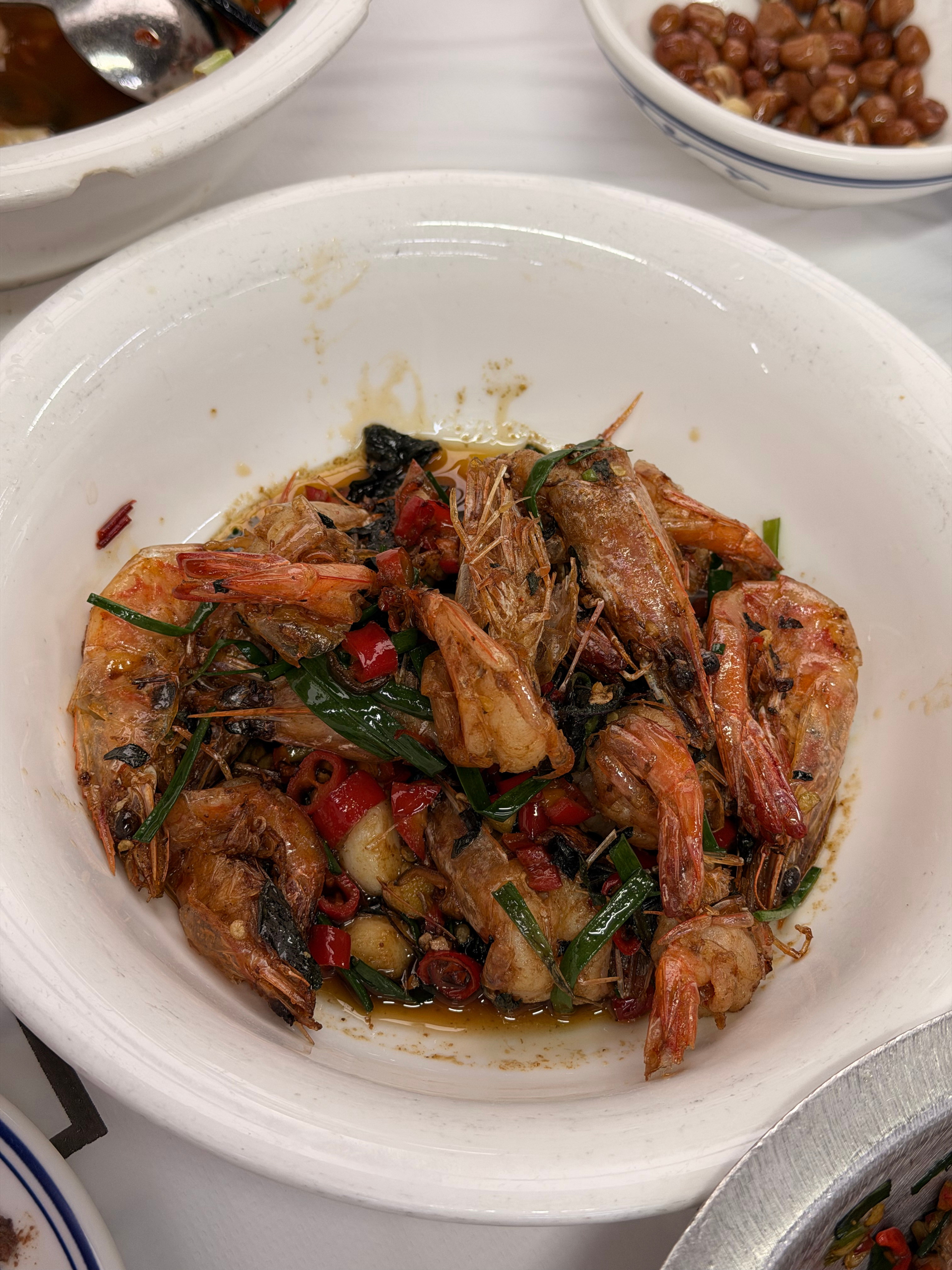 长沙美食  严嗲小锅菜 好吃好吃好吃！！下次还去虾略微有点咸！都超级下饭！！！ 