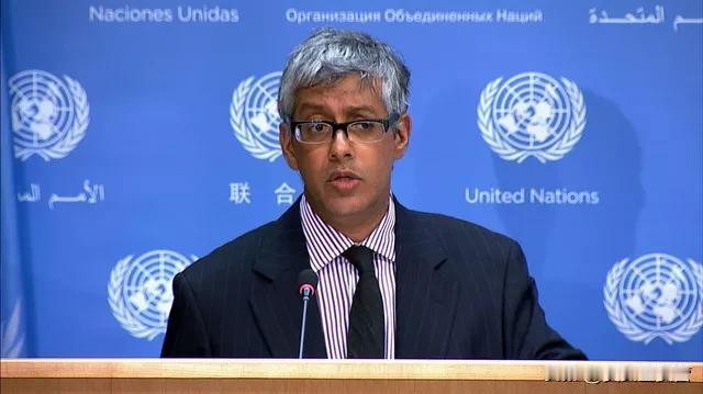 联合国秘书长副发言人法尔汉·哈克表示，联合国支持推动俄乌展开谈判的任何努力。
哈