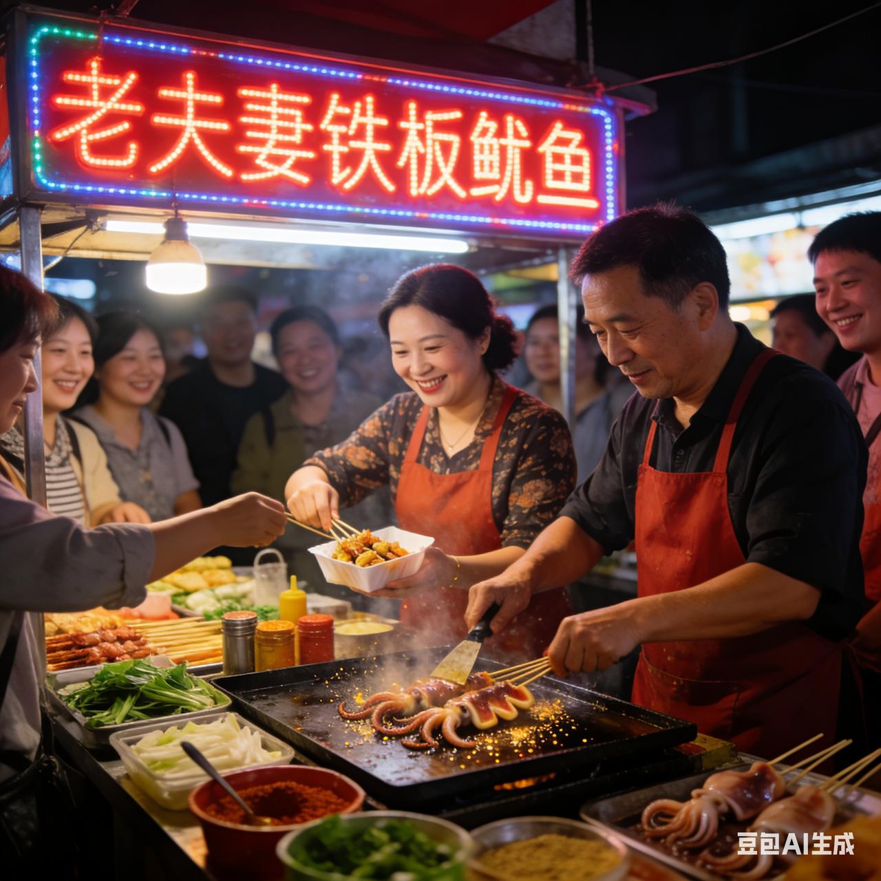 小吃摊年入百万
夫妻档小吃摊年入百万并非神话，湖北荆州何理夫妇便是例证。他们扎根