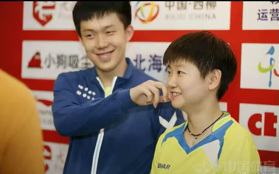 天选混双，下一站继续加油👍#莎头出发亚锦赛#  #国乒出征亚锦赛# ​​​