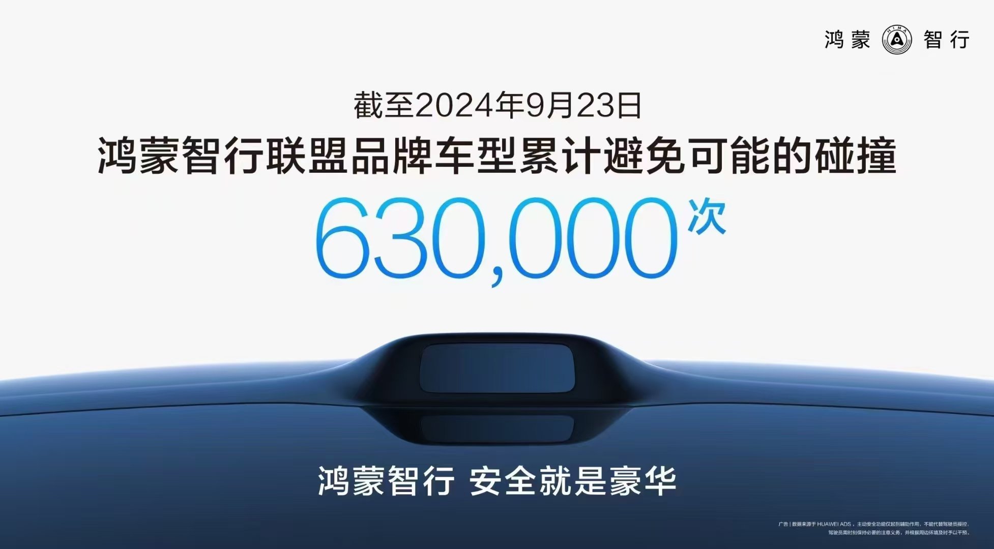 HUAWEI ADS 3.0已经累计避免63万次可能发生的碰撞了。前向的我还一次
