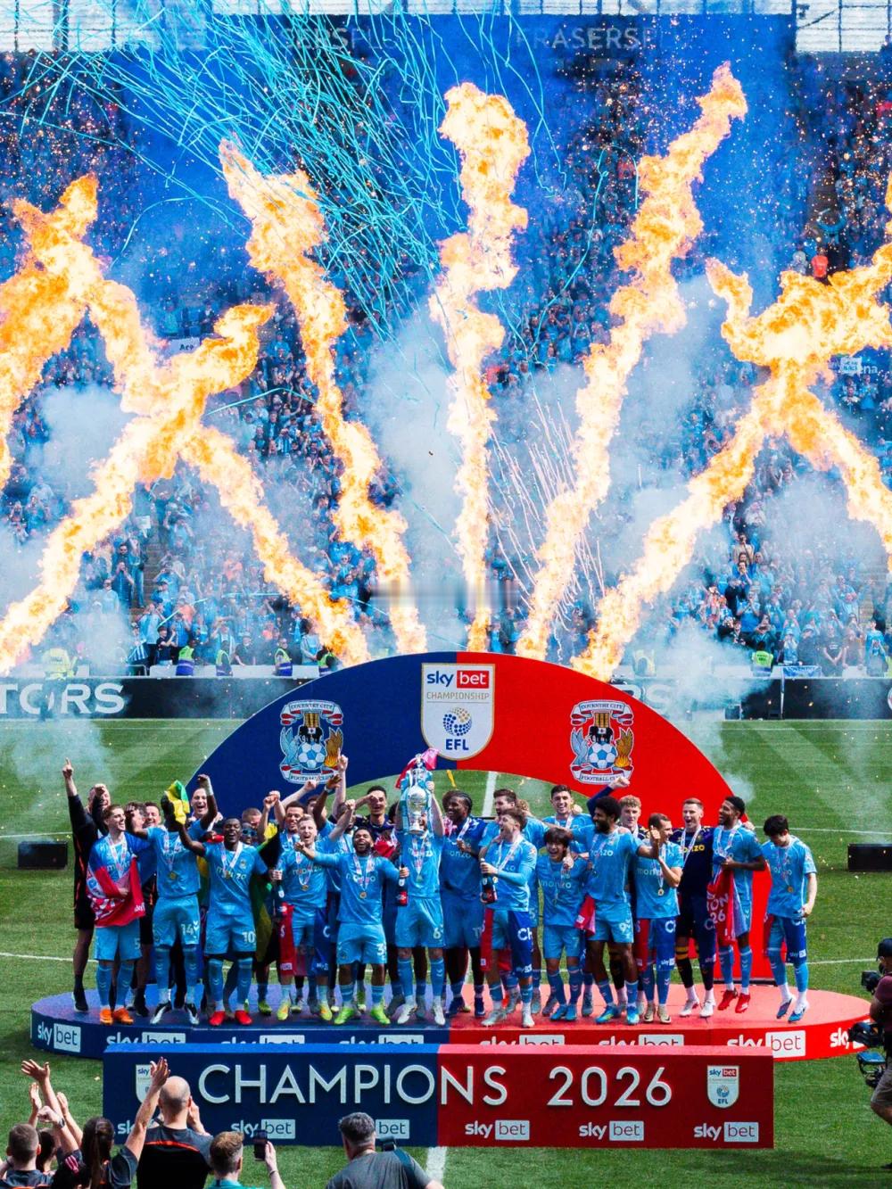 兰帕德率考文垂夺英冠冠军，时隔25年重返英超 