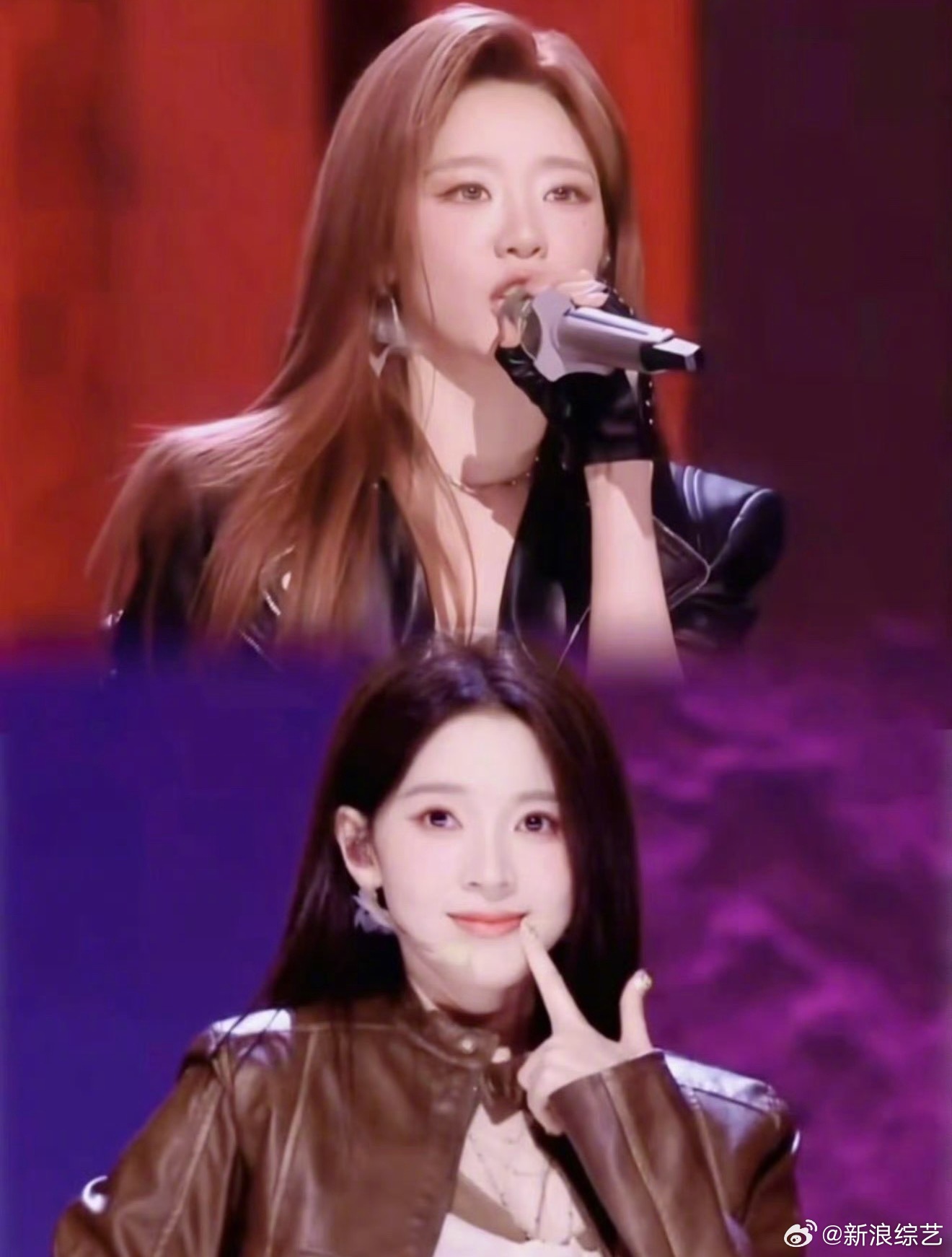 张月陈瑶 头发是彼此衣服的颜色张月孔雀开屏 你怎么这么好命，又幸福了！专门为张月