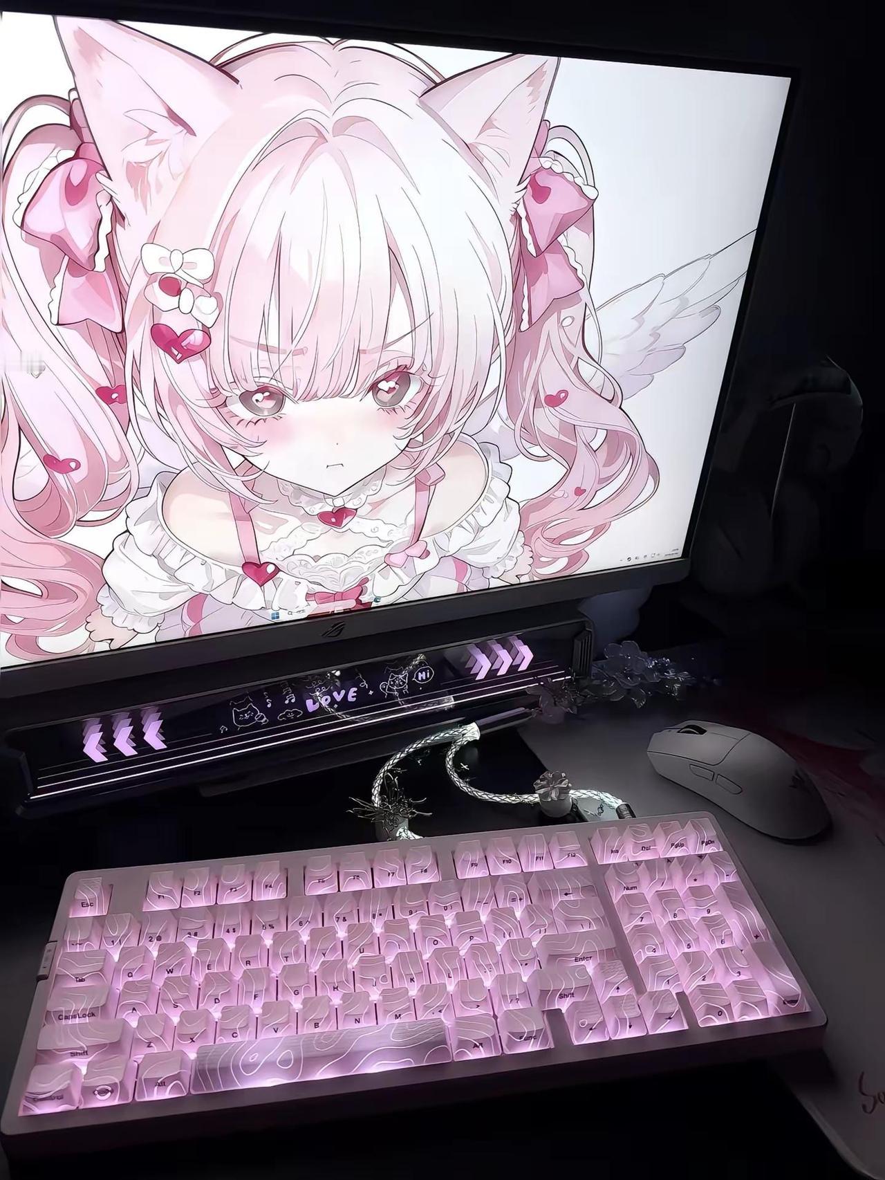 生活以痛吻我 我抱着我的小电脑继续过佐赫 zh980 桌搭 wallpaper