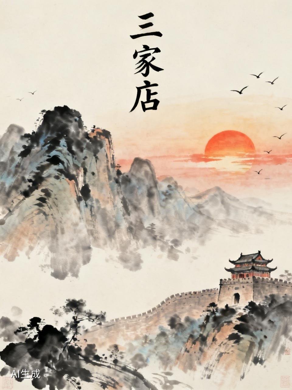 京剧《三家店》
将儿身来到大街口，尊一声过往宾朋听从头。
一不是响马并贼冦，二不