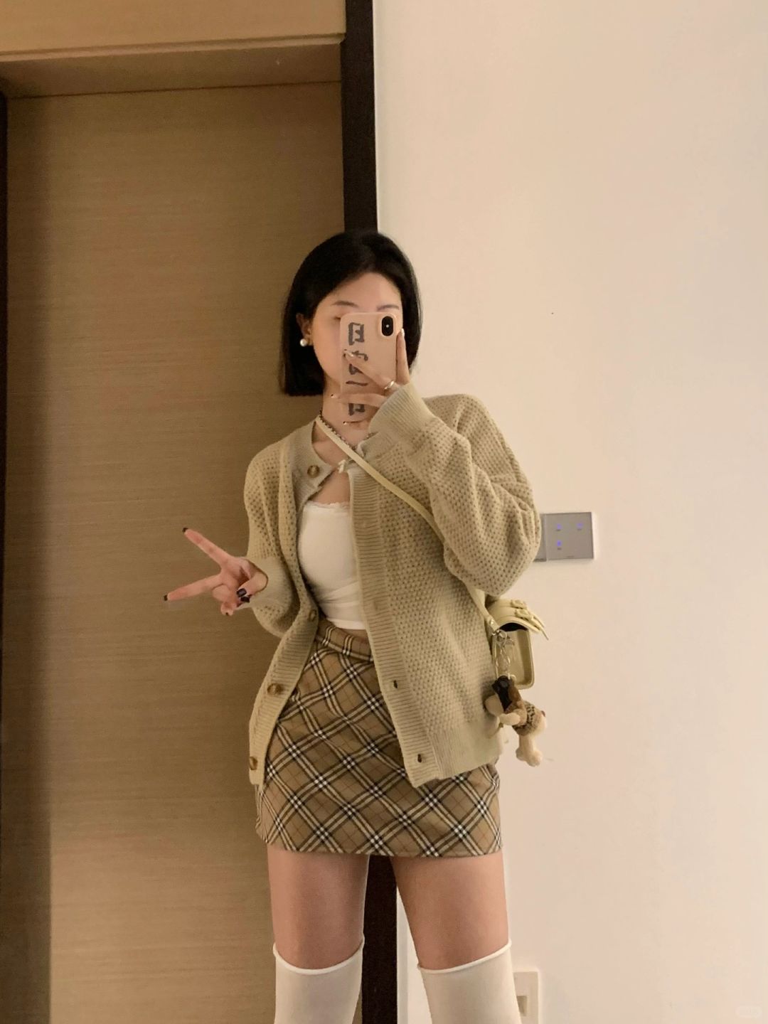 165/120 微胖穿搭 秋日小熊奶茶