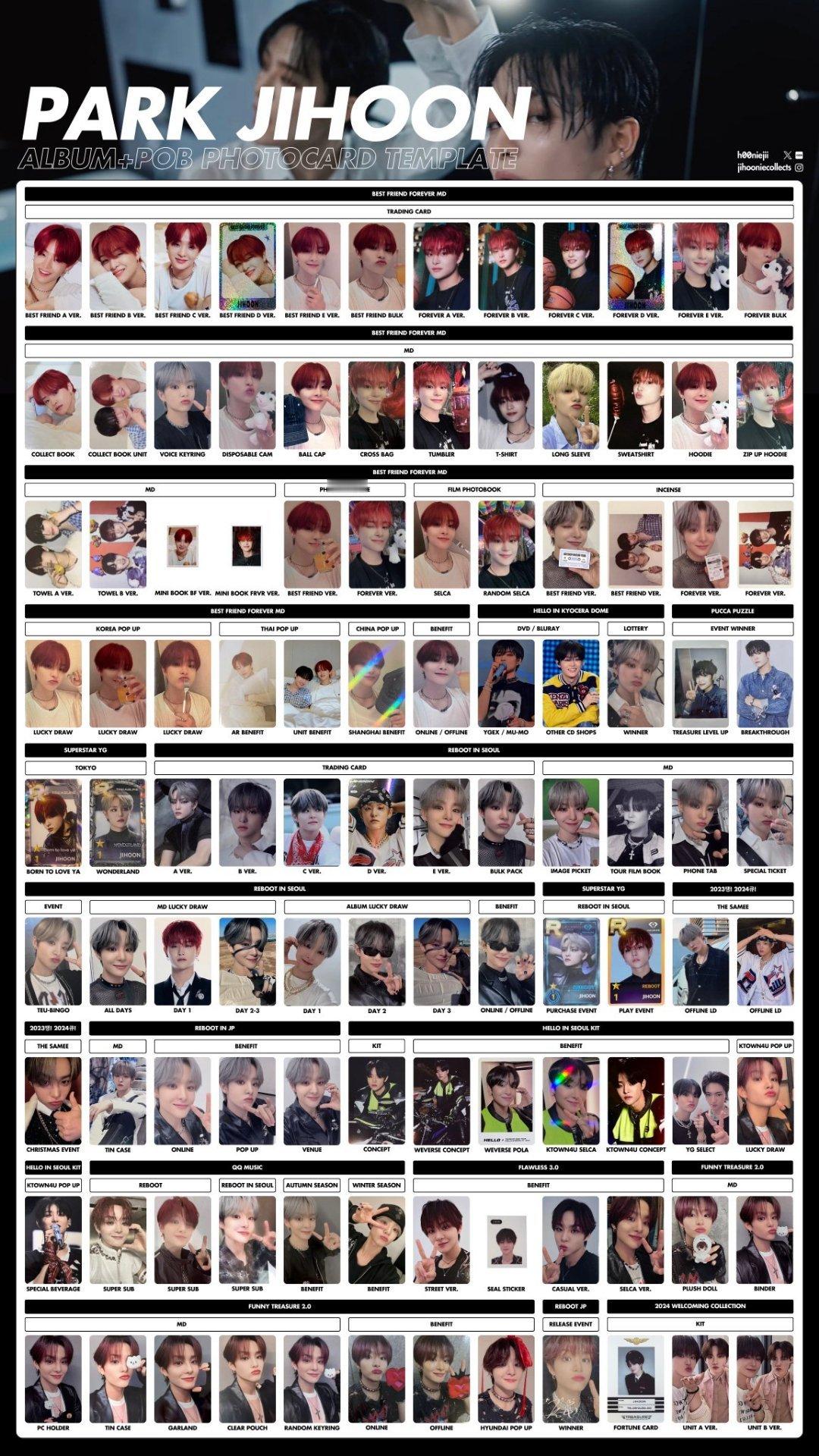 【1w589】jihoon full non-album template©️h