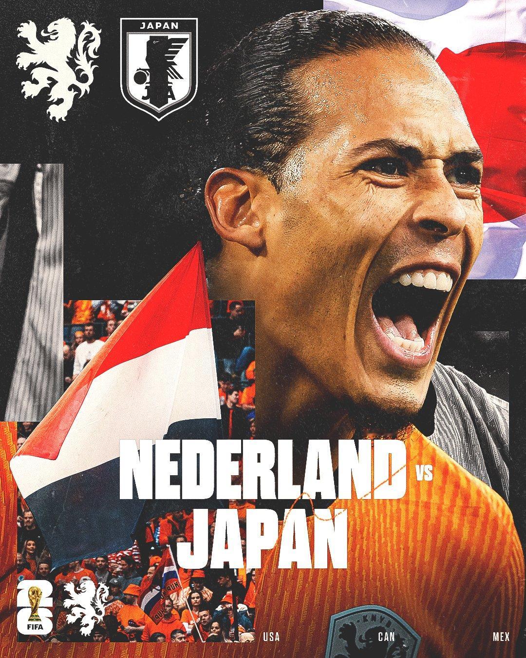 日本荷兰同组 2026美加墨世界杯抽签，日本荷兰同处E组。 