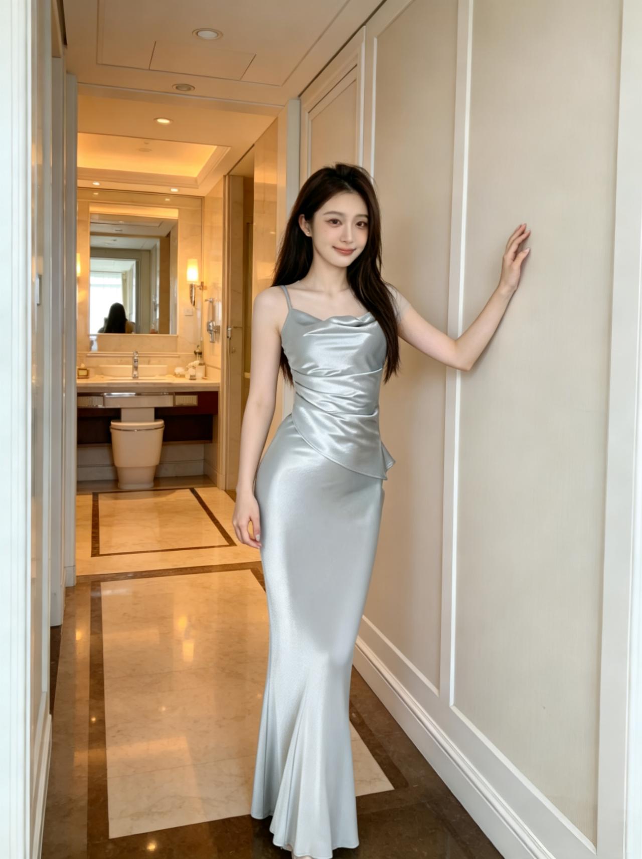 身材好的女人，天生的衣架！
你认为呢？