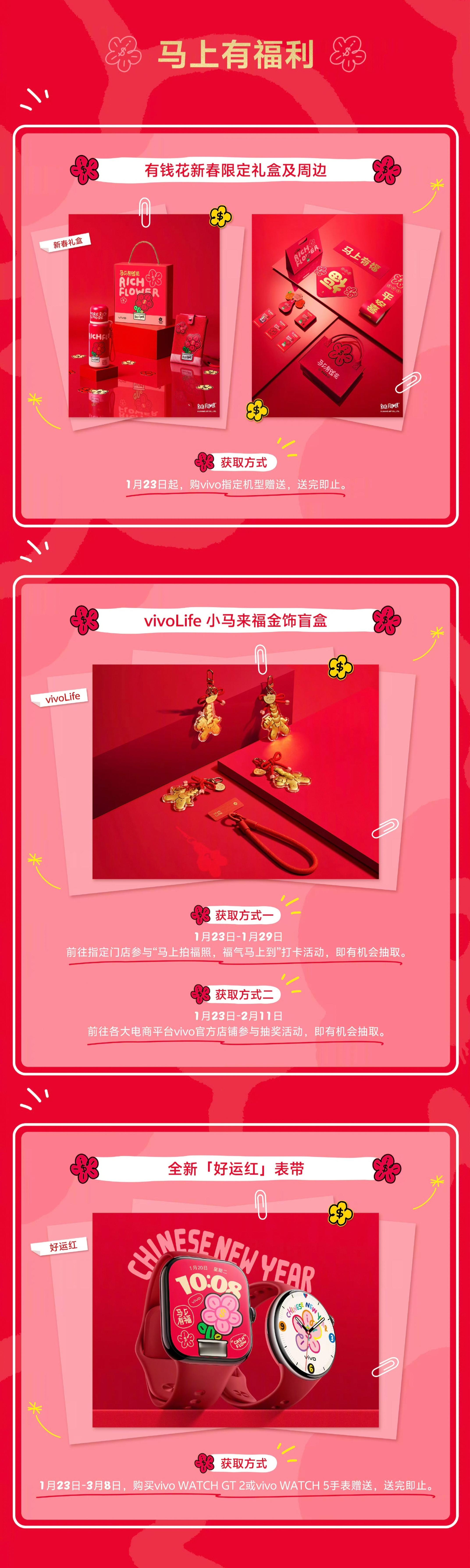 vivo年货节活动你们都看了吗？马上换新机、马上有福利、马上拍福照有钱花新春限定