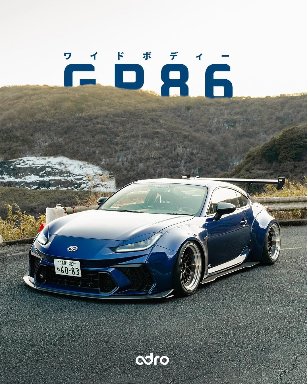 ADRO宽体GR86：韩国团队打造的“小号兰博基尼”，轮拱暴力外扩152mm，1