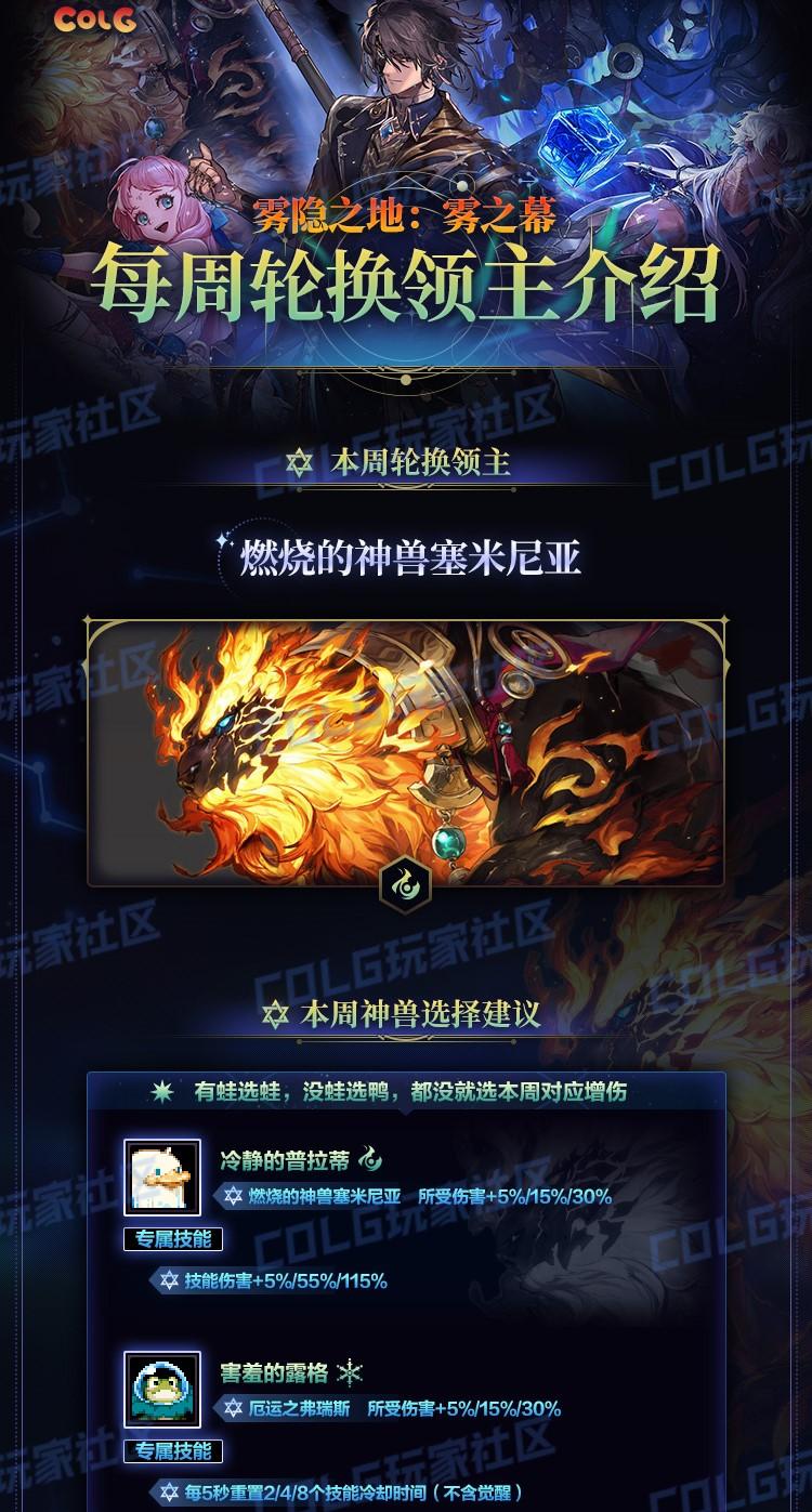 DNF本周雾神妮主BOSS要点攻略（5.18火狮子——燃烧的神兽塞米尼亚）
