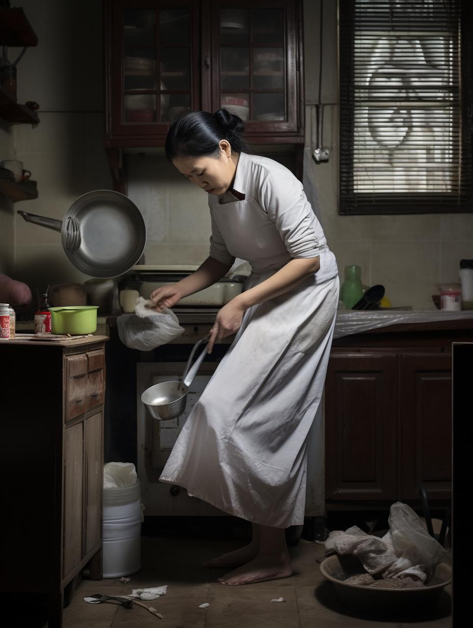 其实，老人春节到了，一大家子来拜年做饭确实是累的。要收拾、招待，起码要忙一整天。