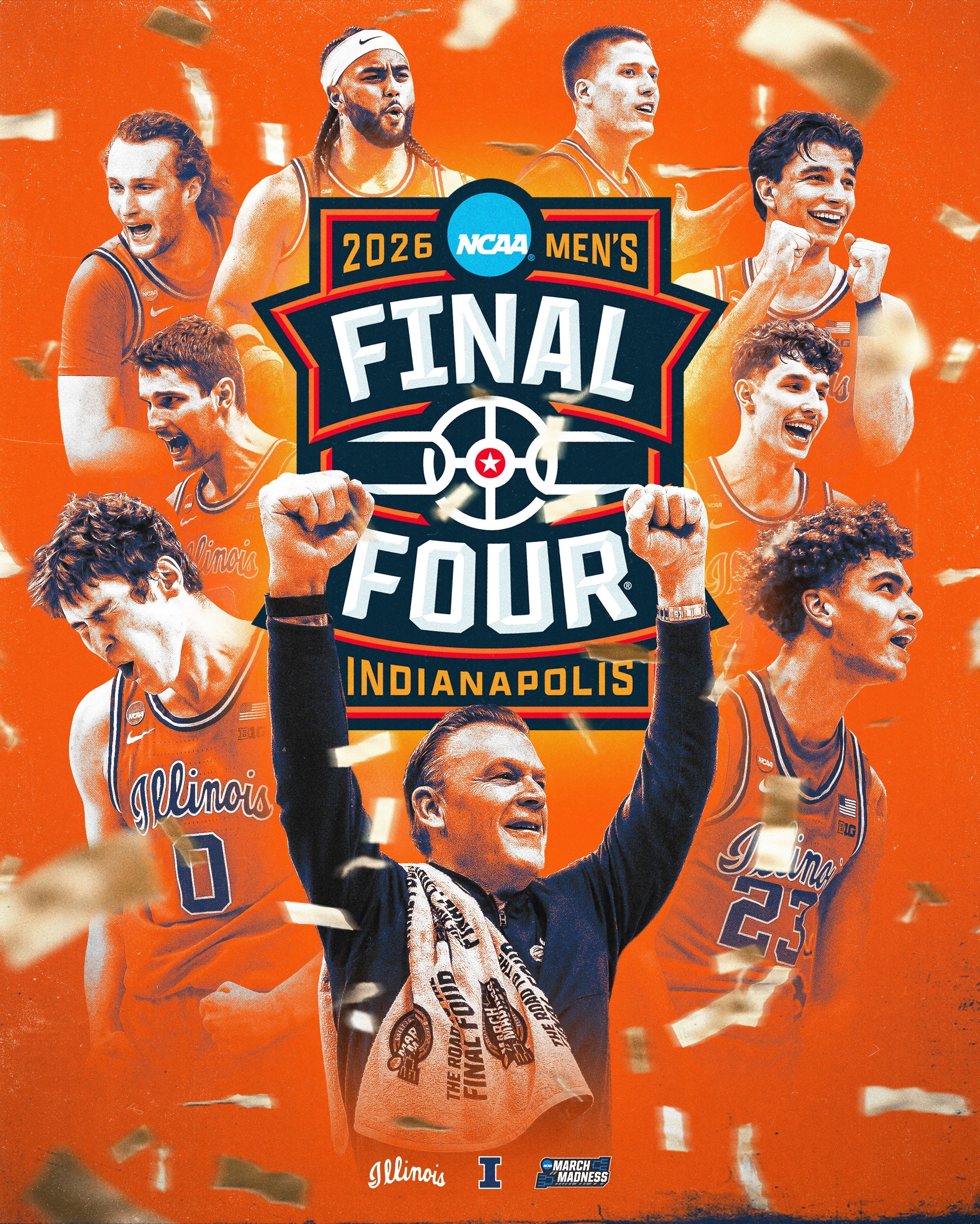 NCAA 伊利诺伊击败爱荷华成为今年第一支闯进Final Four的队伍，校史第